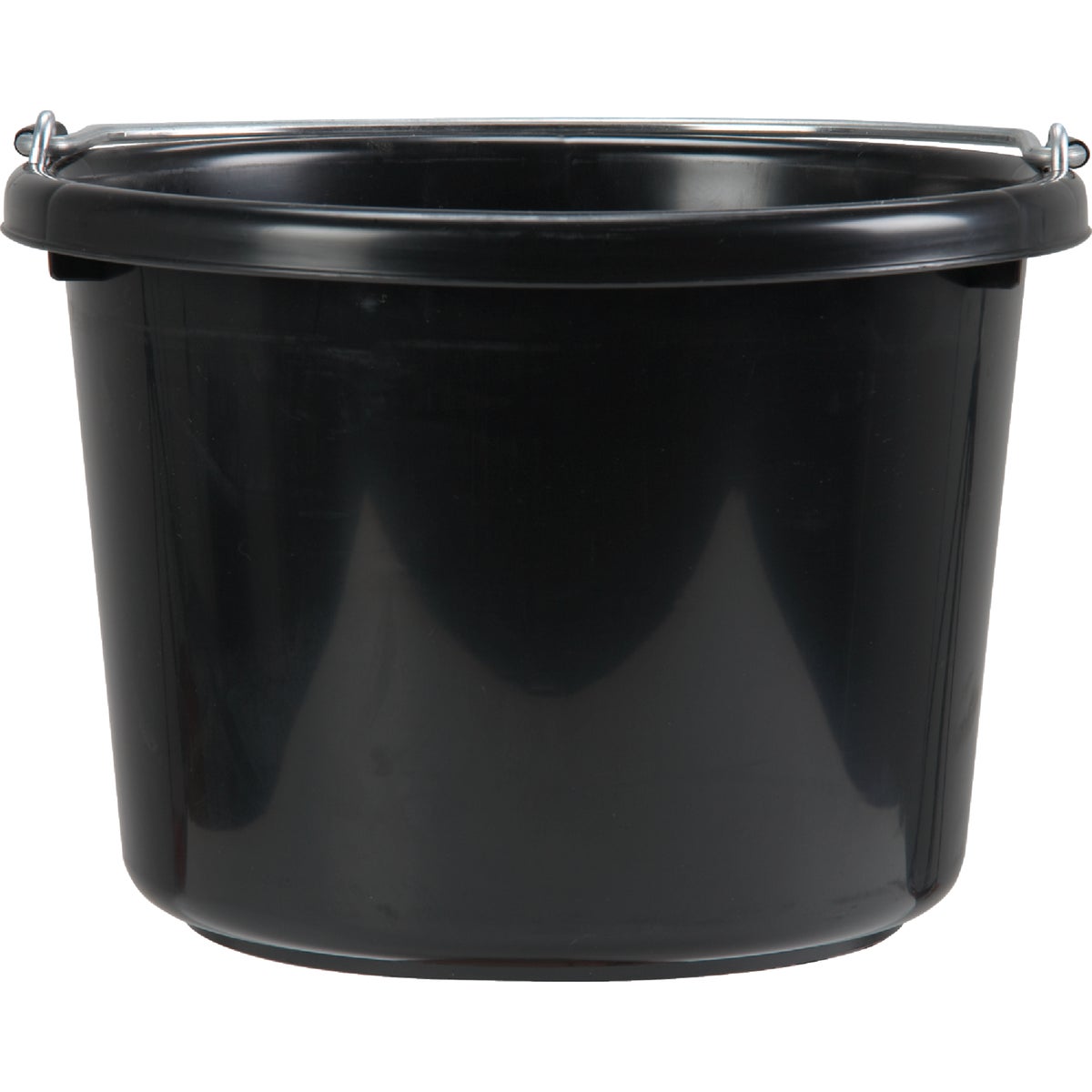 Fortex Fortiflex 8 Qt. Black Poly Handy Bucket