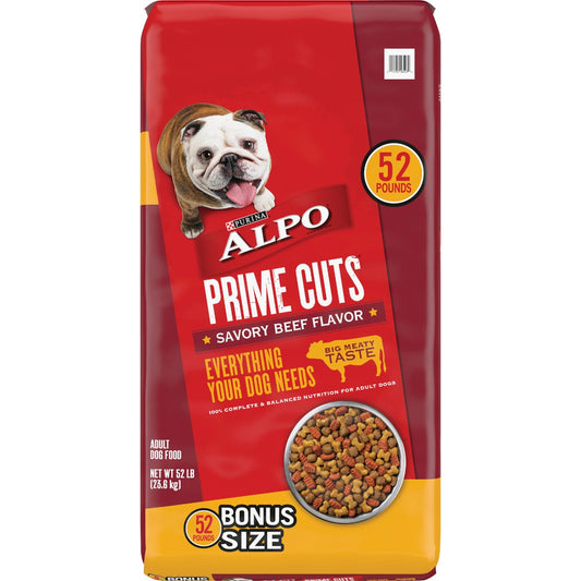 Purina Alpo Prime Cuts 50 Lb. Savory Beef Flavor Adult Dry Dog Food