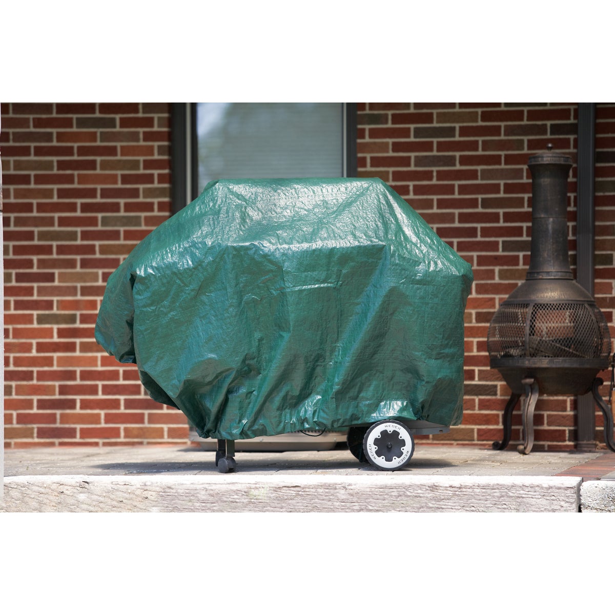 Do it Best 9 Ft. x 9 Ft. Poly Fabric Green Lawn Cleanup Tarp