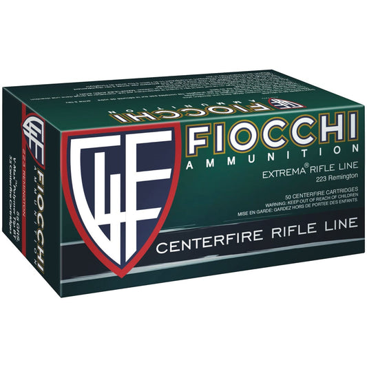 Fiocchi Extrema .223 Rem 55 Grain V-Max Centerfire Ammunition Cartridges