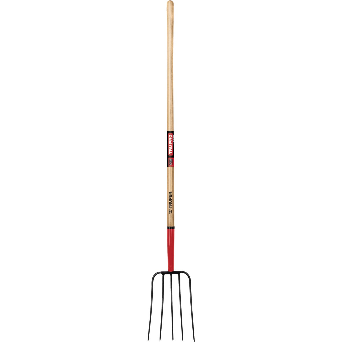 Truper 5-Tine Wood Long Handle Pitch Fork