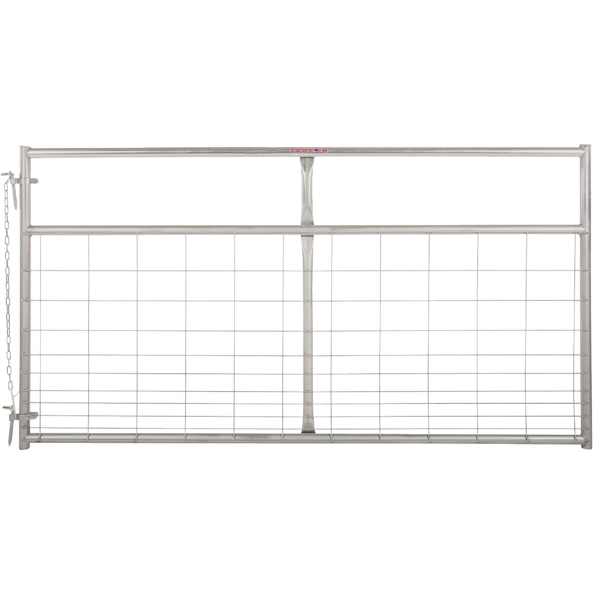 Tarter Watchman 50 In. H. x 8 Ft. L. x 1-3/4 In. Tube Diameter Galvanized Tube Gate