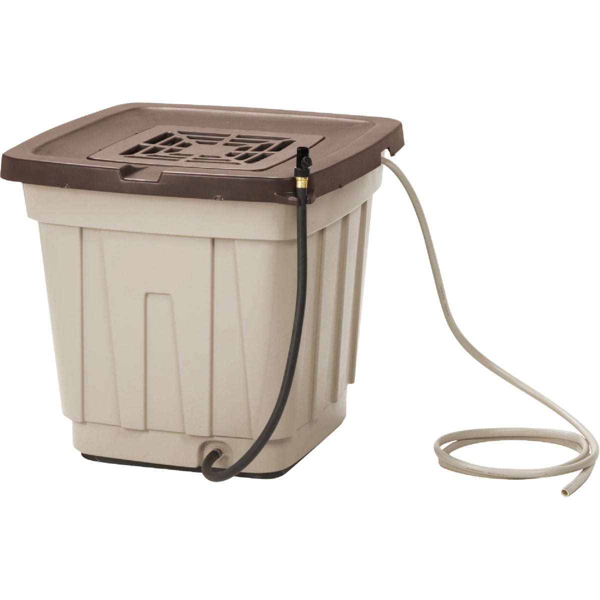 Suncast 50 Gal. Tan Durable Resin Rain Barrel