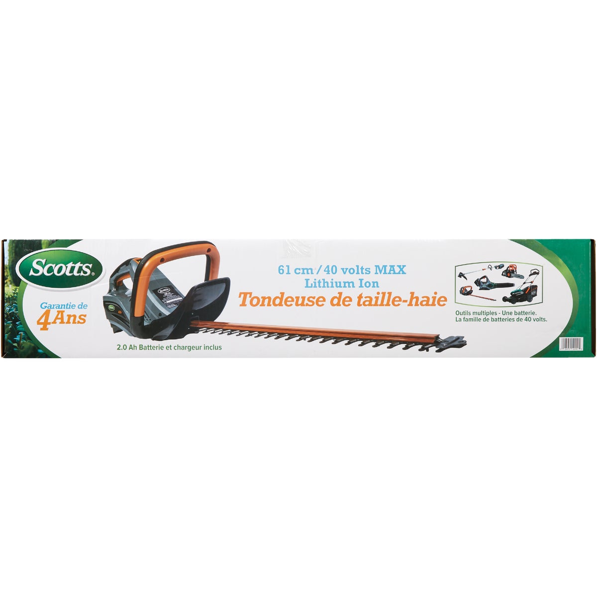 Scotts 24 In. 40V Lithium Ion Cordless Hedge Trimmer