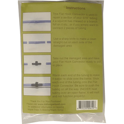 CDL 5/16 In. Maple Line Flat Connector (12-Pack)