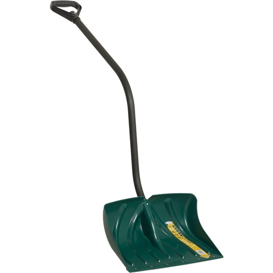 Suncast Steel Core Snow Shovel & Pusher with Steel Wear Strip and 40.5 In. Steel Handle