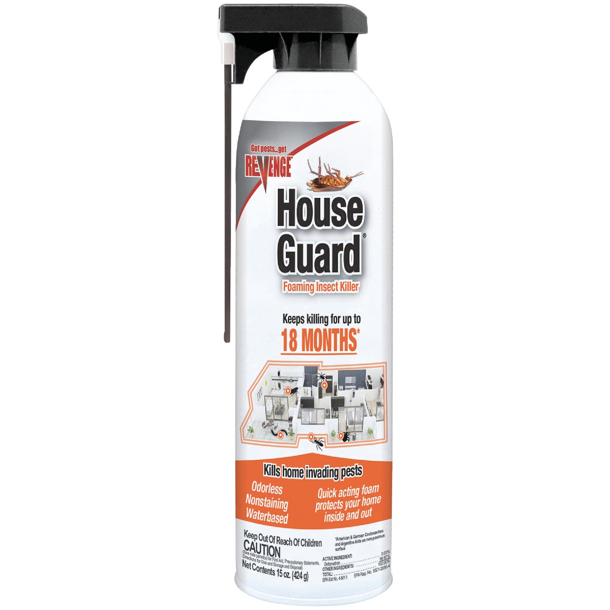 Bonide House Guard 15 Oz. Ready To Use Foaming Spray Insect Killer