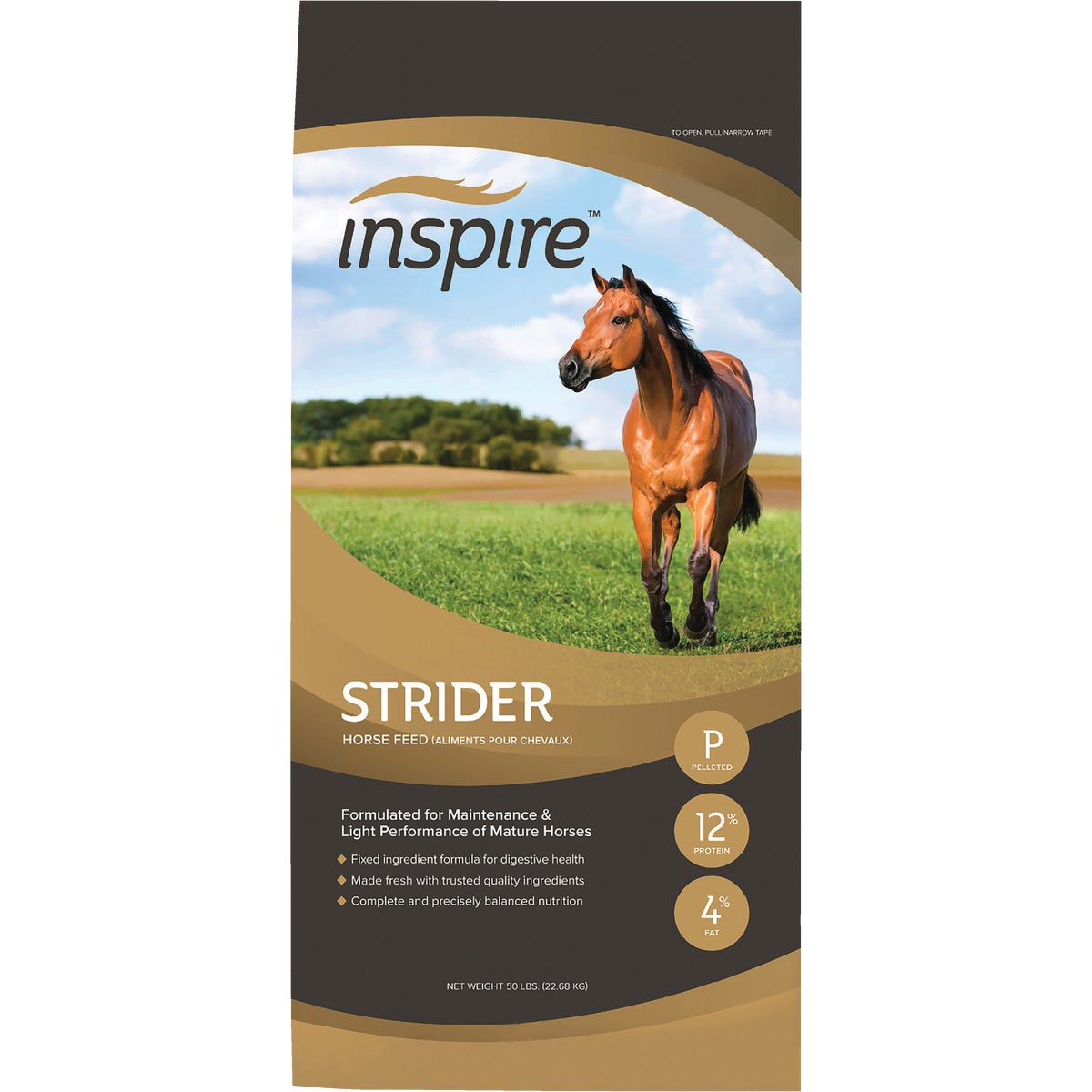 Inspire Strider 50 Lb. Performance Horse Feed