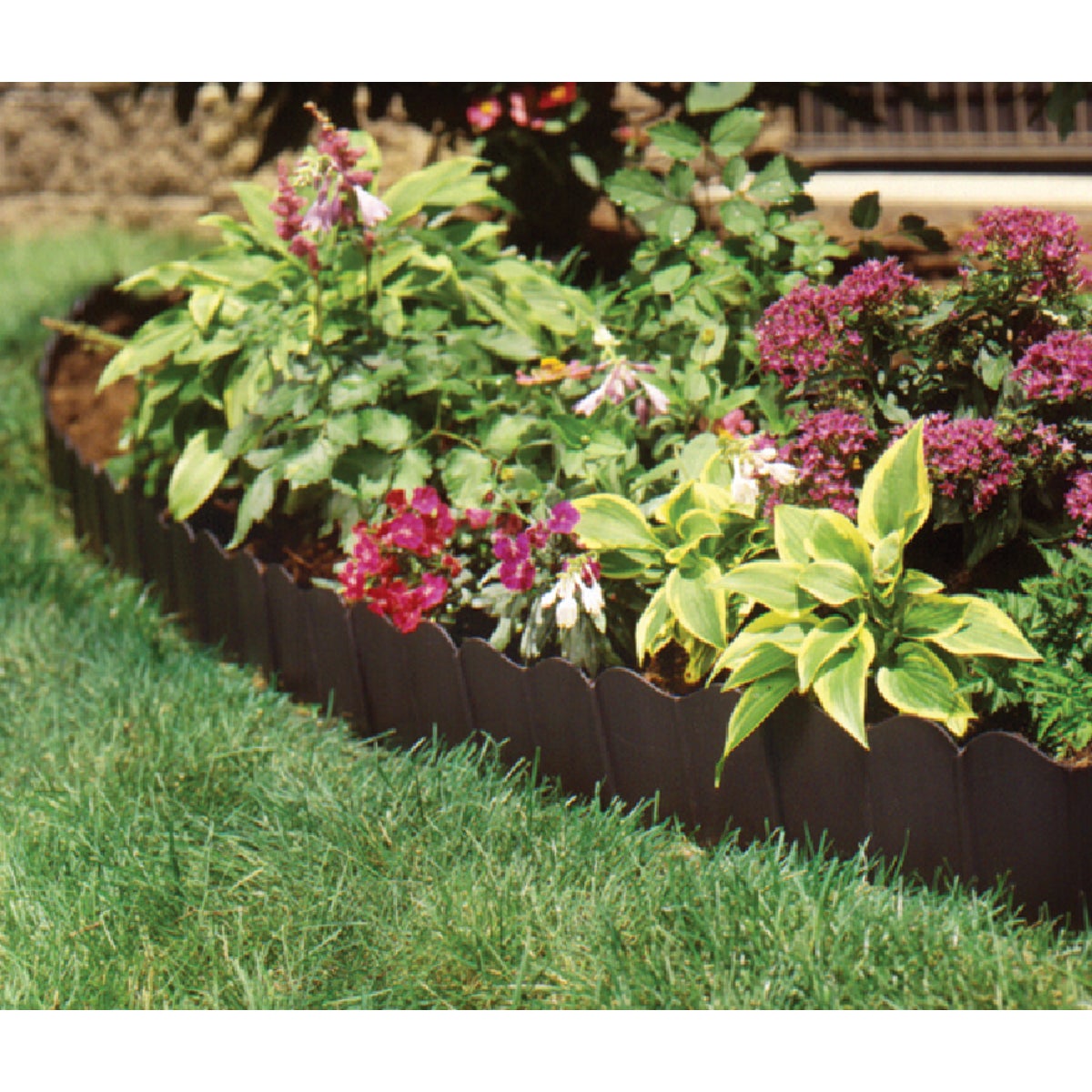 Suncast Eco Edge 6 In. H. x 20 Ft. L. Black Vinyl Lawn Edging