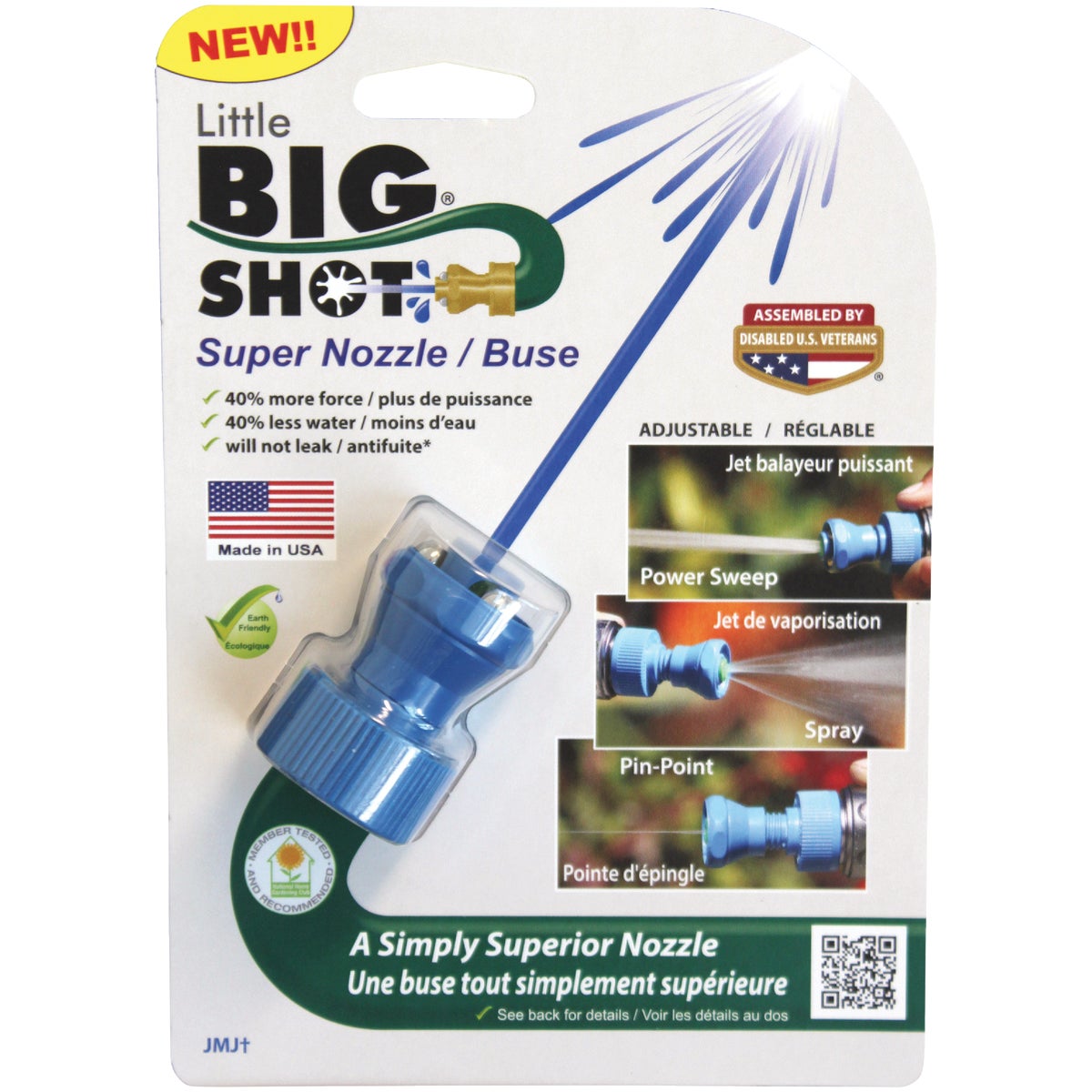 Little Big Shot Thermoplastic Adjustable Twist Hose Nozzle