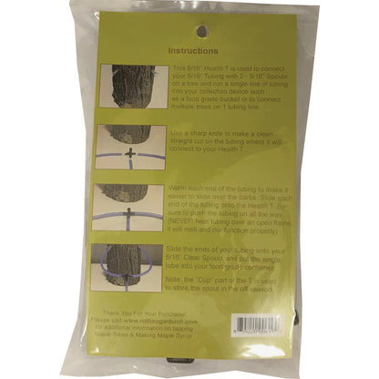 CDL 5/16 In. Maple Tubing Tee (12-Pack)