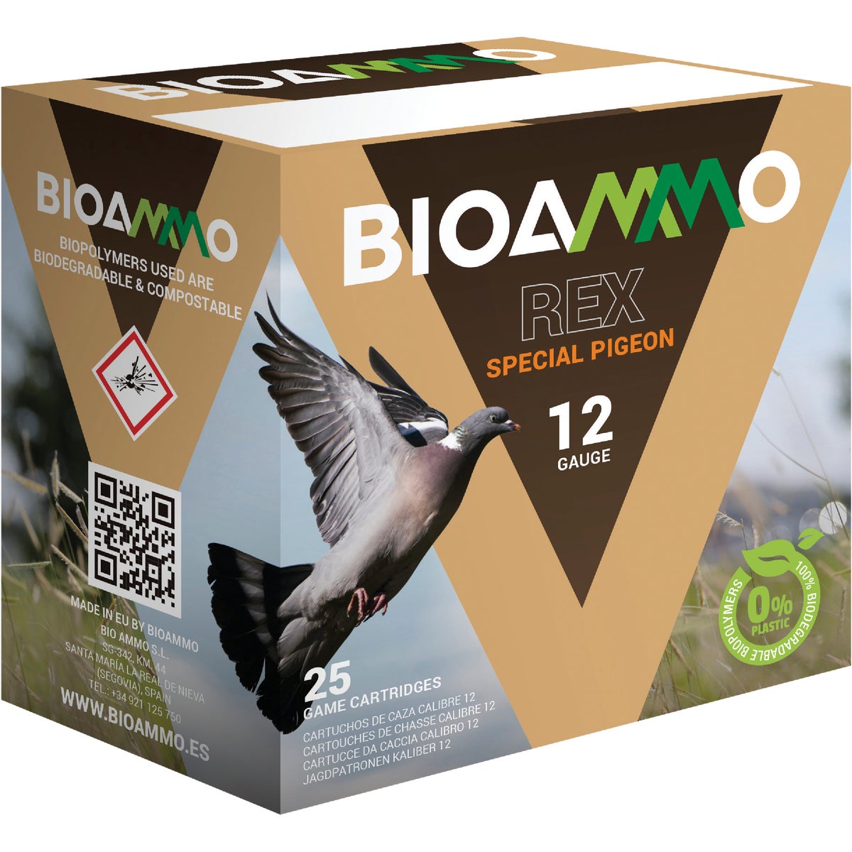 BioAmmo Ammo Inc 12 ga 2-3/4 In. #8 Shotgun Ammunition