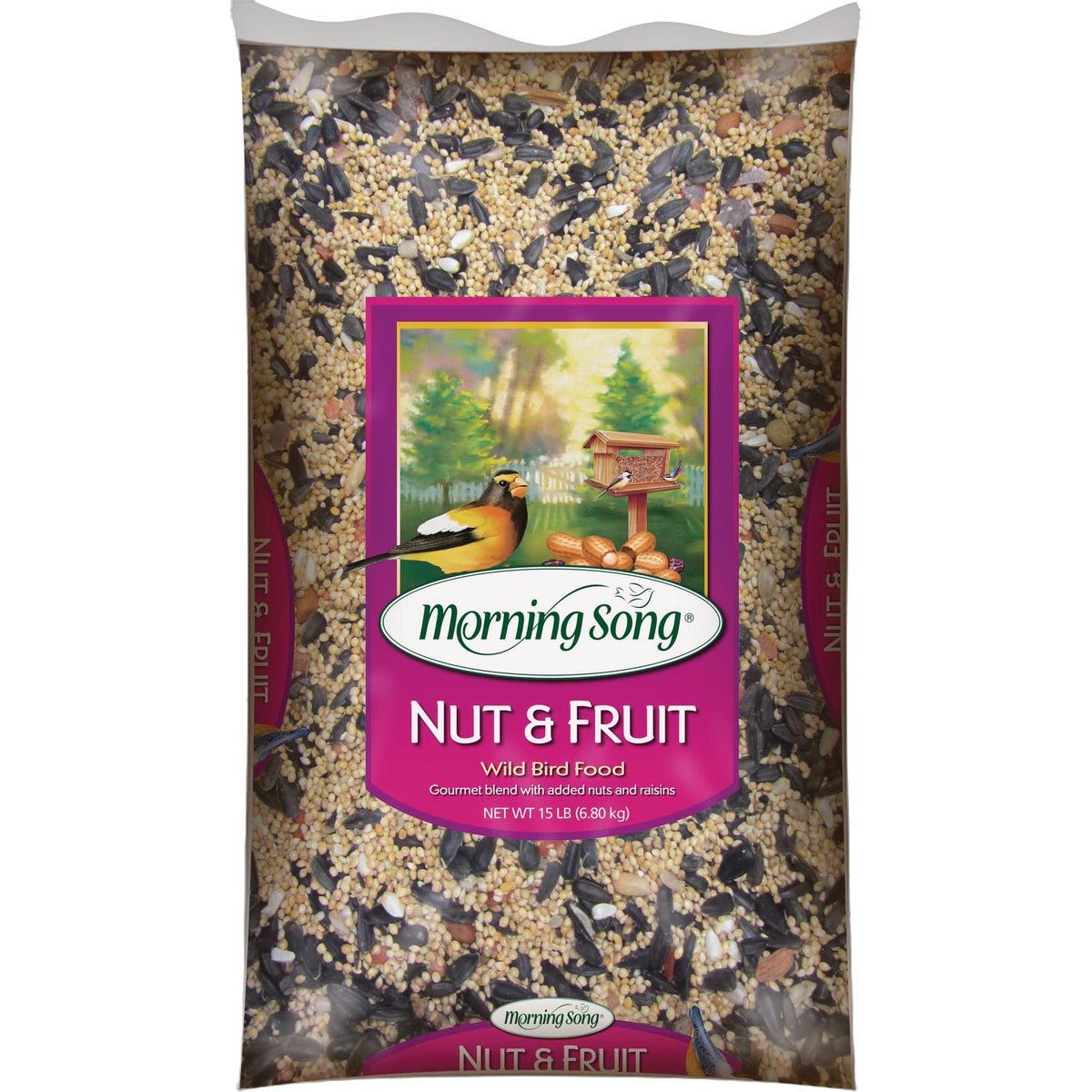 Morning Song 15 Lb. Nut & Fruit Blend Wild Bird Seed