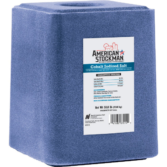 American Stockman 50 Lb. Cobalt Mineral Block