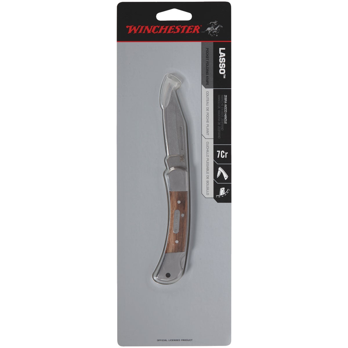 Winchester Lasso Lockback 1-Blade 4 In. Pocket Knife