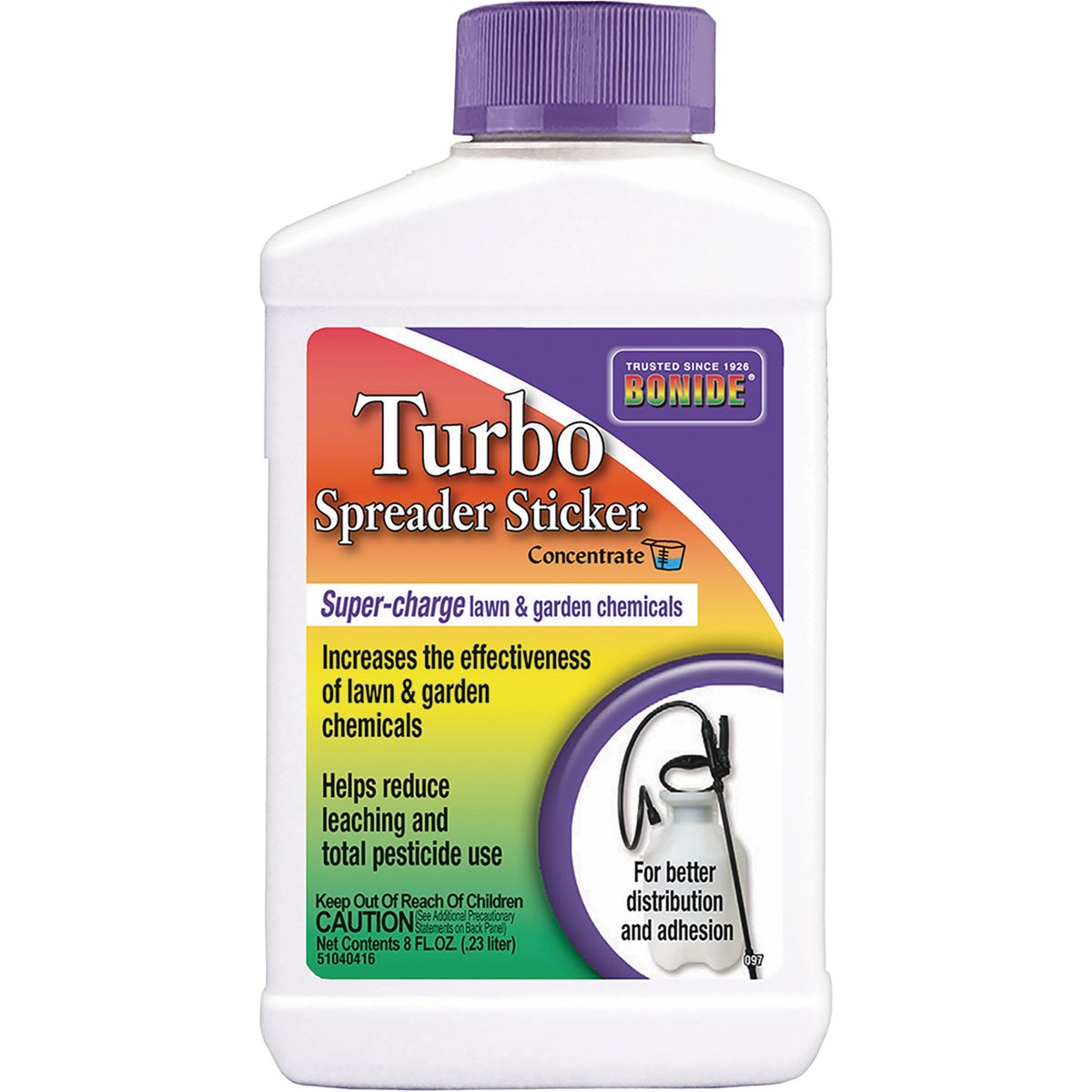 Bonide Turbo 8 Oz. Concentrate Spreader Sticker