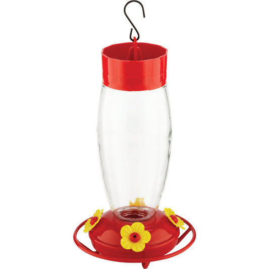 More Birds 30 Oz. Glass Deluxe Hummingbird Feeder