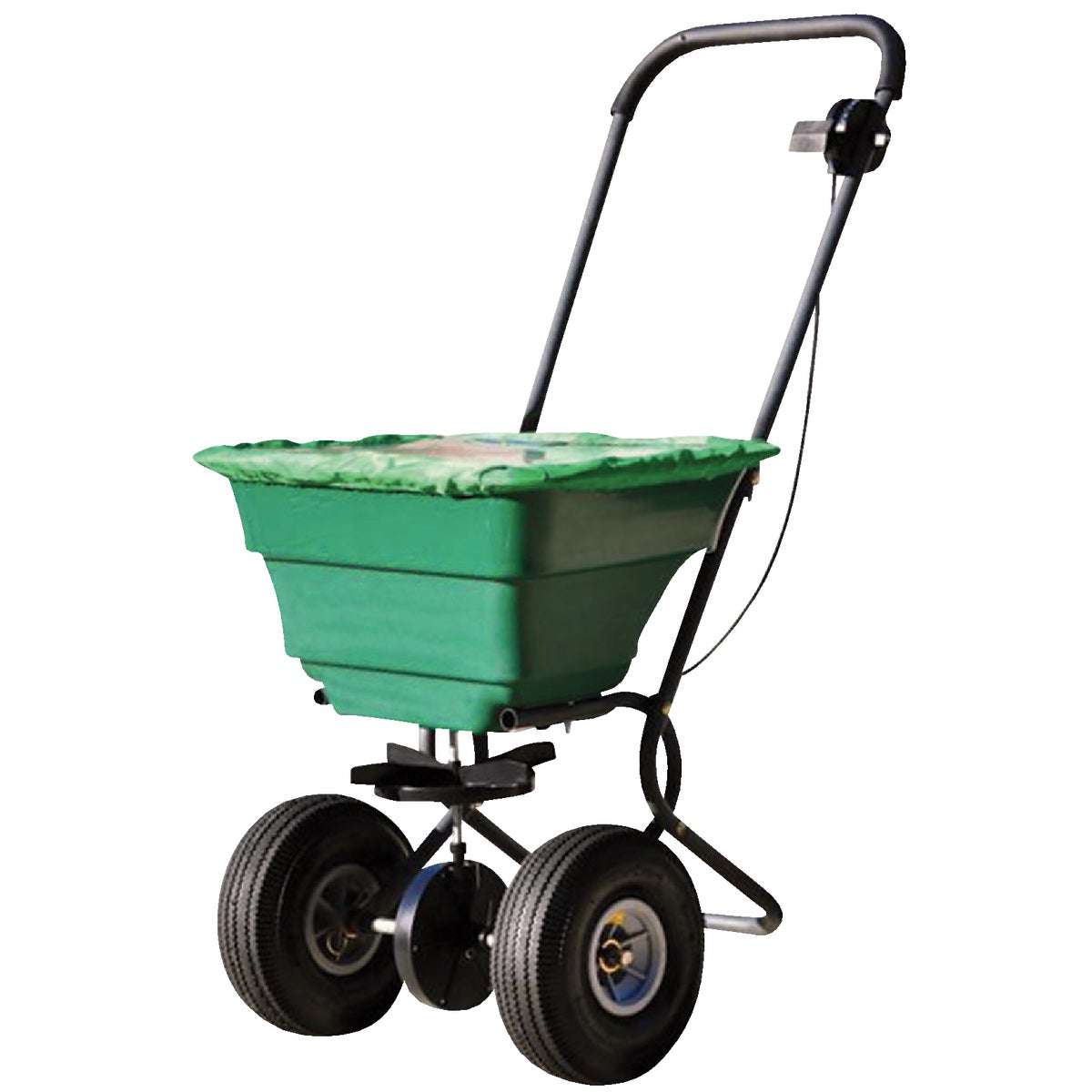 Precision 75 Lb. Self-Lubricating Push Broadcast Fertilizer Spreader