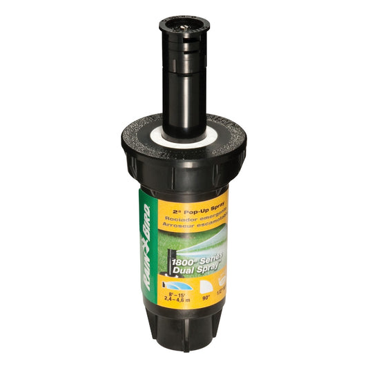 Rain Bird 2 In. Quarter Circle Dual Spray Pop-Up Head with Pressure Regulator