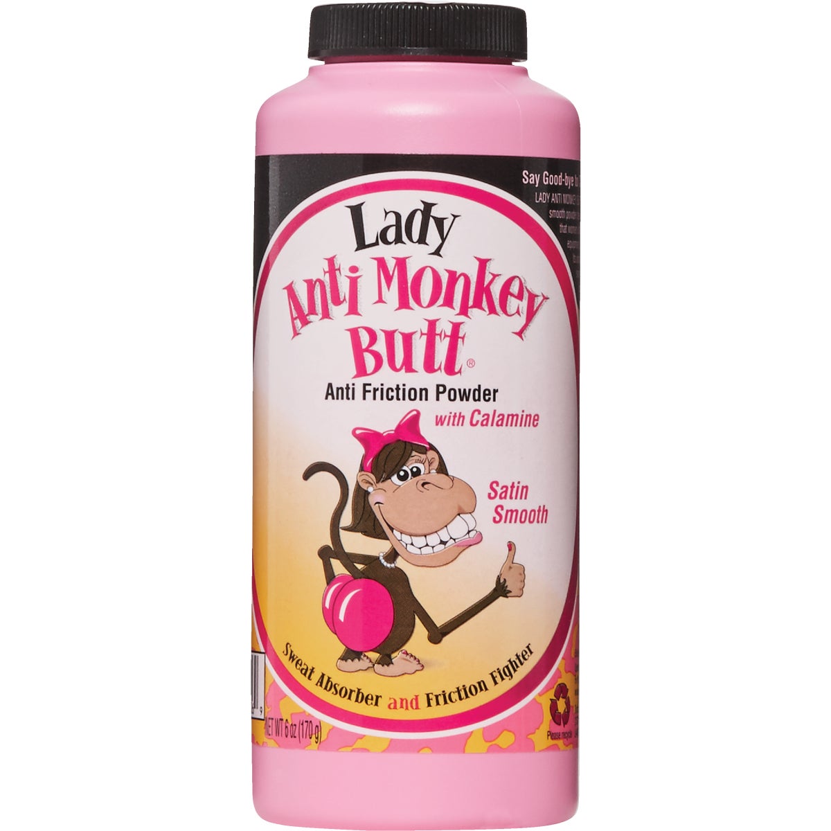 Anti-Monkey Butt 6 Oz. Satin Smooth Body Powder