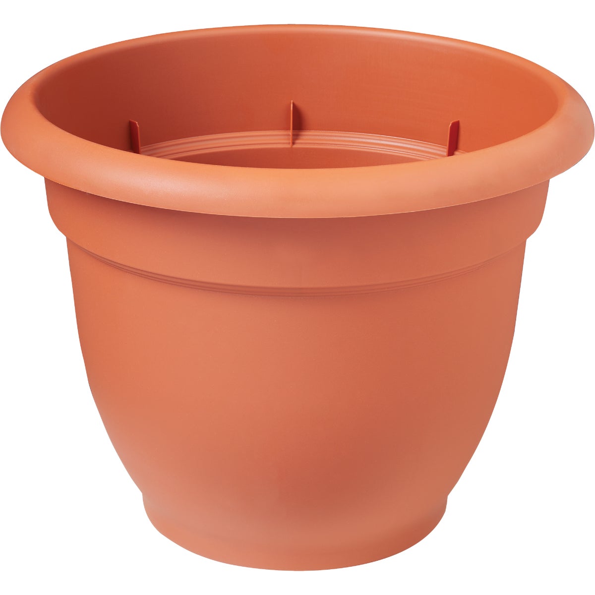 Bloem Ariana 13.75 In. H. x 16 In. Dia. Plastic Self Watering Terracotta Planter