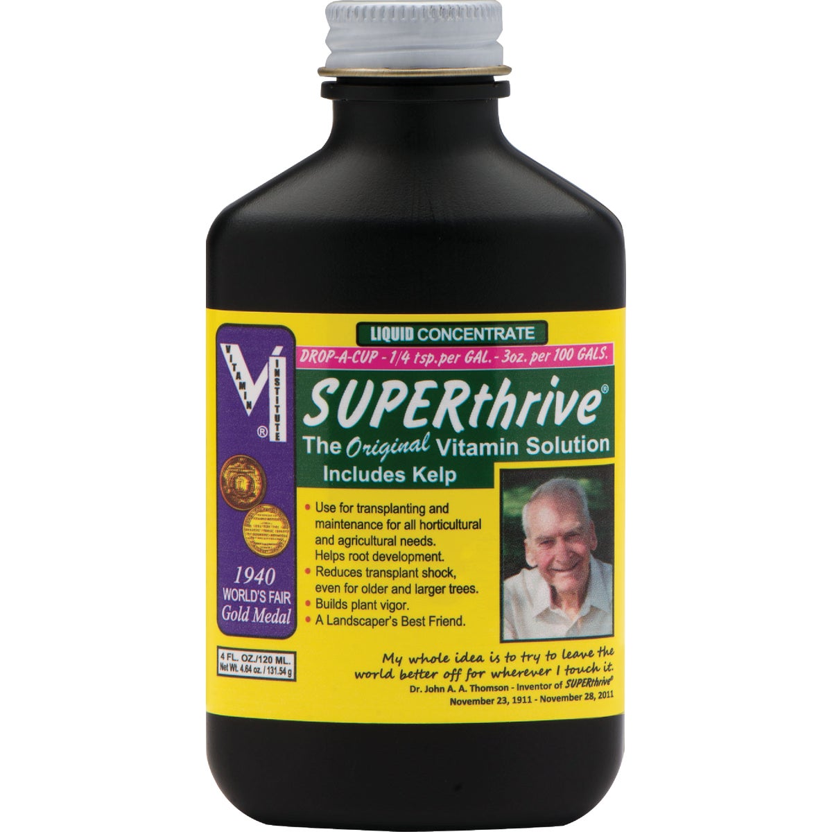 Superthrive 4 Oz. Concentrate Liquid Plant Vitamin Solution