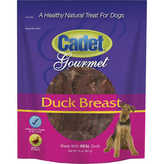 Cadet Gourmet Natural Duck Breast Dog Treat, 14 Oz.