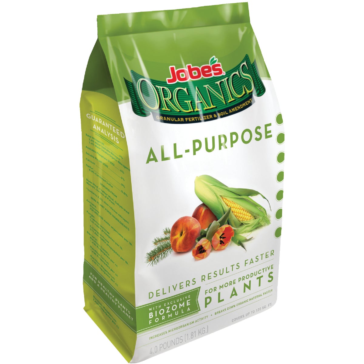 Jobes Organics 4 Lb. 4-4-4 Dry Plant Food