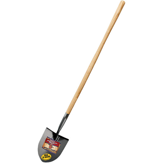 Bully Tools 46.5 In. Wood Handle Round Point Shovel