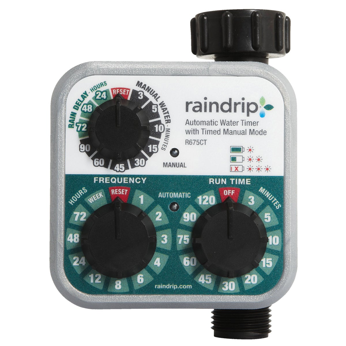 Raindrip 1-Outlet Analog Water Timer