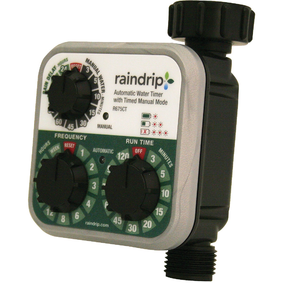 Raindrip 1-Outlet Analog Water Timer