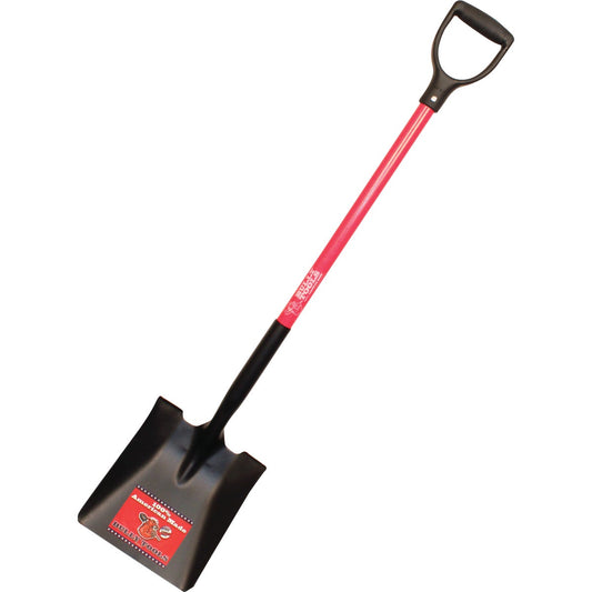 Bully Tools 33 In. Fiberglass D-Handle Square Point Shovel