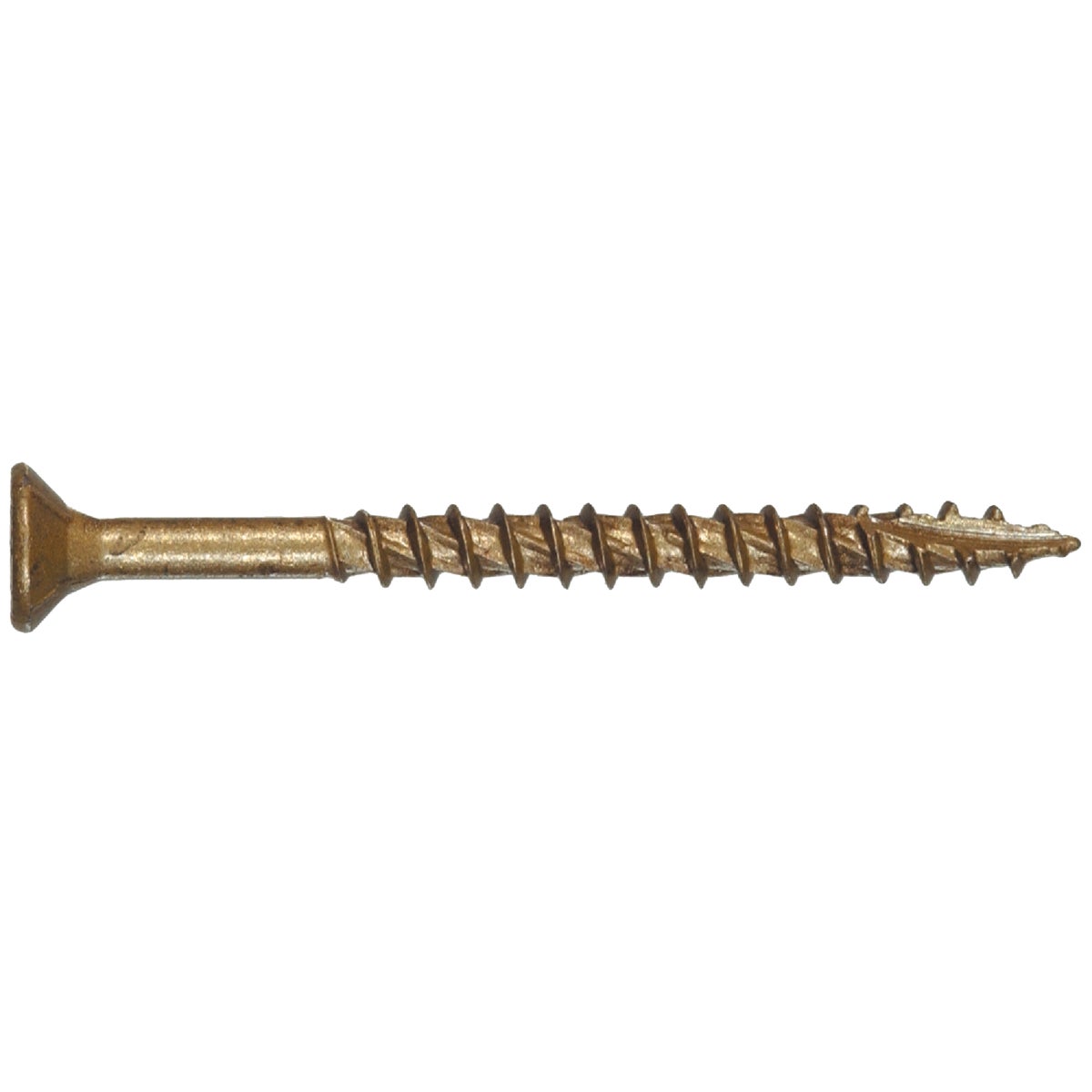 Hillman Power Pro #10 x 6 In. Bronze Ceramic Flat Head Star Exterior Wood Screw (600 Ct., 1/4 Keg)