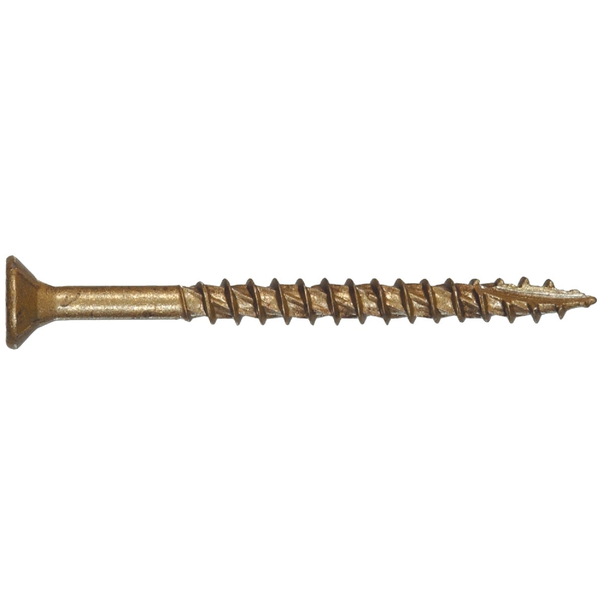 Hillman Power Pro #10 x 5 In. Bronze Ceramic Flat Head Star Exterior Wood Screw (750 Ct., 1/4 Keg)