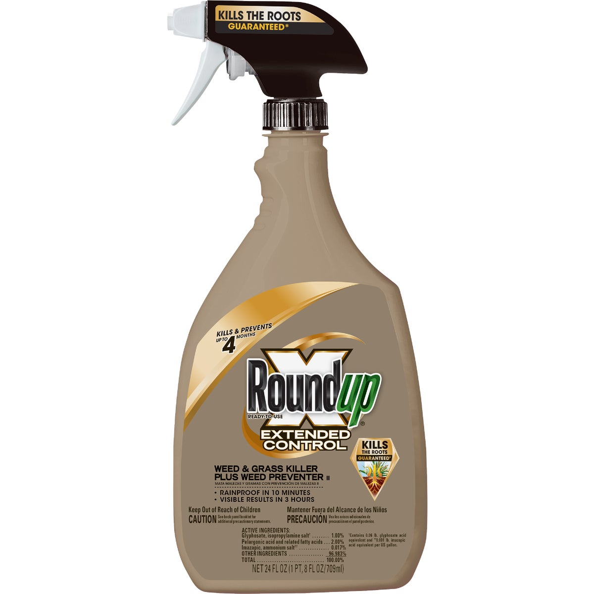 Roundup Extended Control 24 Oz. Ready To Use Trigger Spray Weed & Grass Killer Plus Weed Preventer II