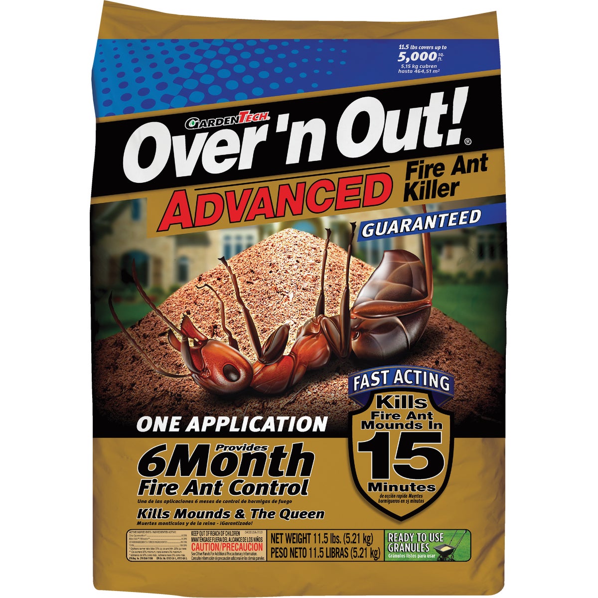 Over 'n Out! 11.5 Lb. Ready To Use Granules Fire Ant Killer