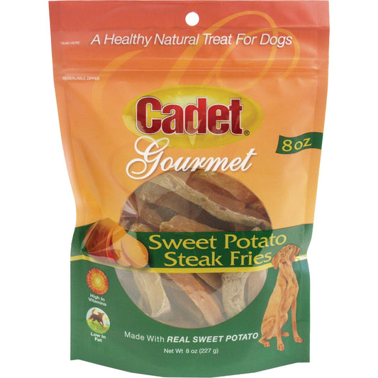 Cadet Gourmet Sweet Potato Steak Fries Dog Treat, 8 Oz.