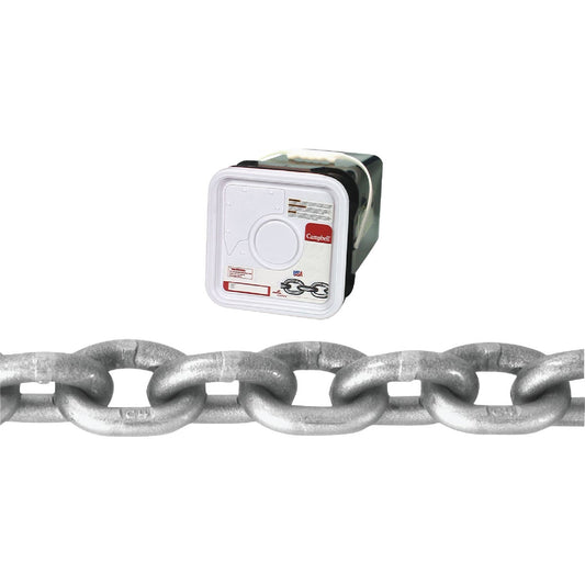 Campbell 3/8 In. 40 Ft. Bright Carbon Steel Coil Chain