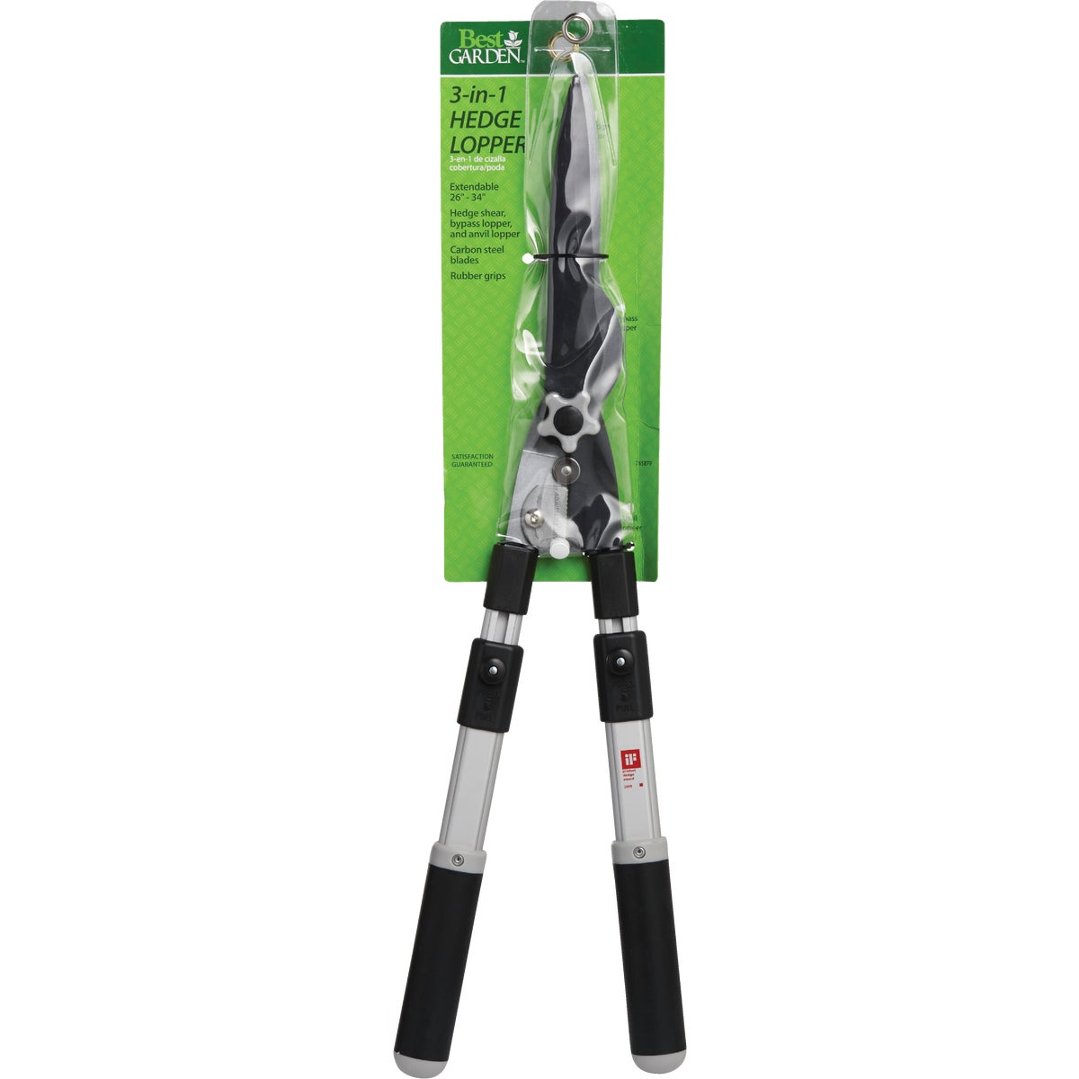 Best Garden 34 In. Aluminum 3-N-1 Hedgelopper Telescoping Bypass Lopper