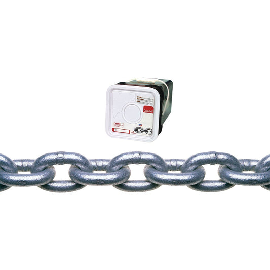 Campbell 3/16 In. 150 Ft. Galvanized Low-Carbon Steel Coil Chain