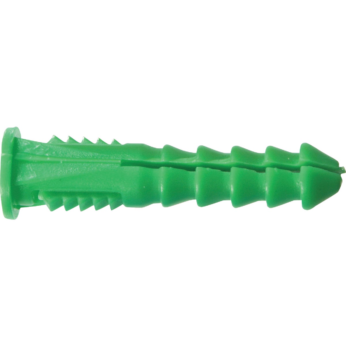 Hillman #12 - #14 - #16 Thread x 1-1/2 In. Green Ribbed Plastic Anchor (50 Ct.)