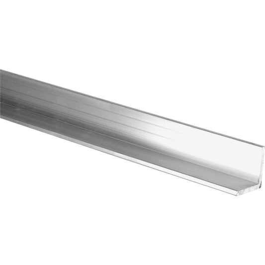 HILLMAN Steelworks Mill 1-1/2 In. x 6 Ft., 1/8 In. Aluminum Solid Angle