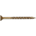Hillman Power Pro #9 x 2-1/2 In. Bronze Ceramic Flat Head Star Exterior Wood Screw (2500 Ct., 1/4 Keg)