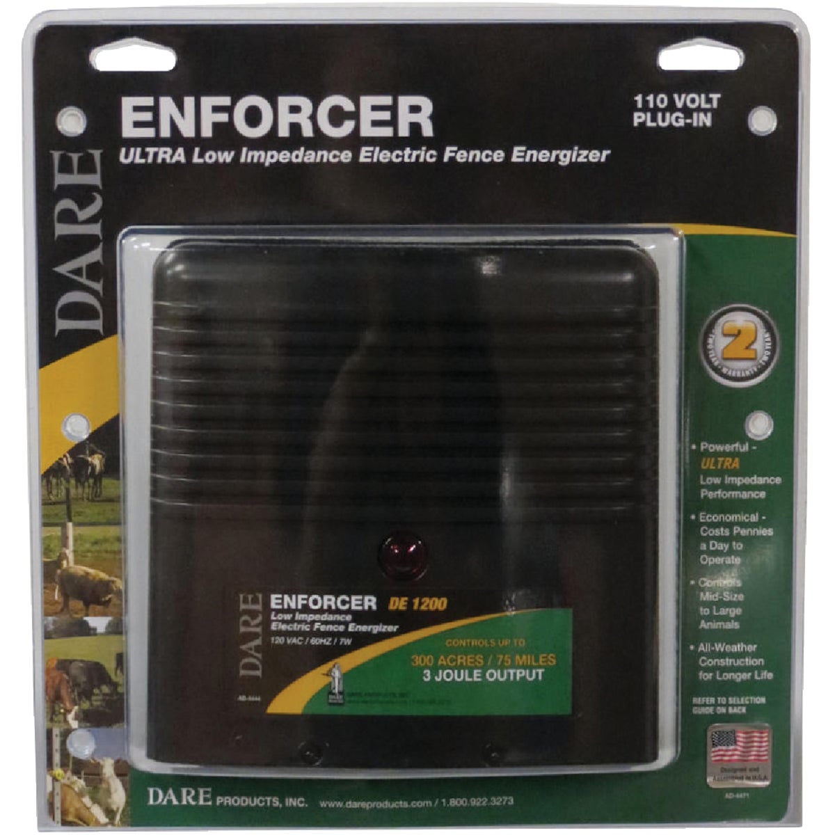 Dare Enforcer 300-Acre Electric Fence Charger