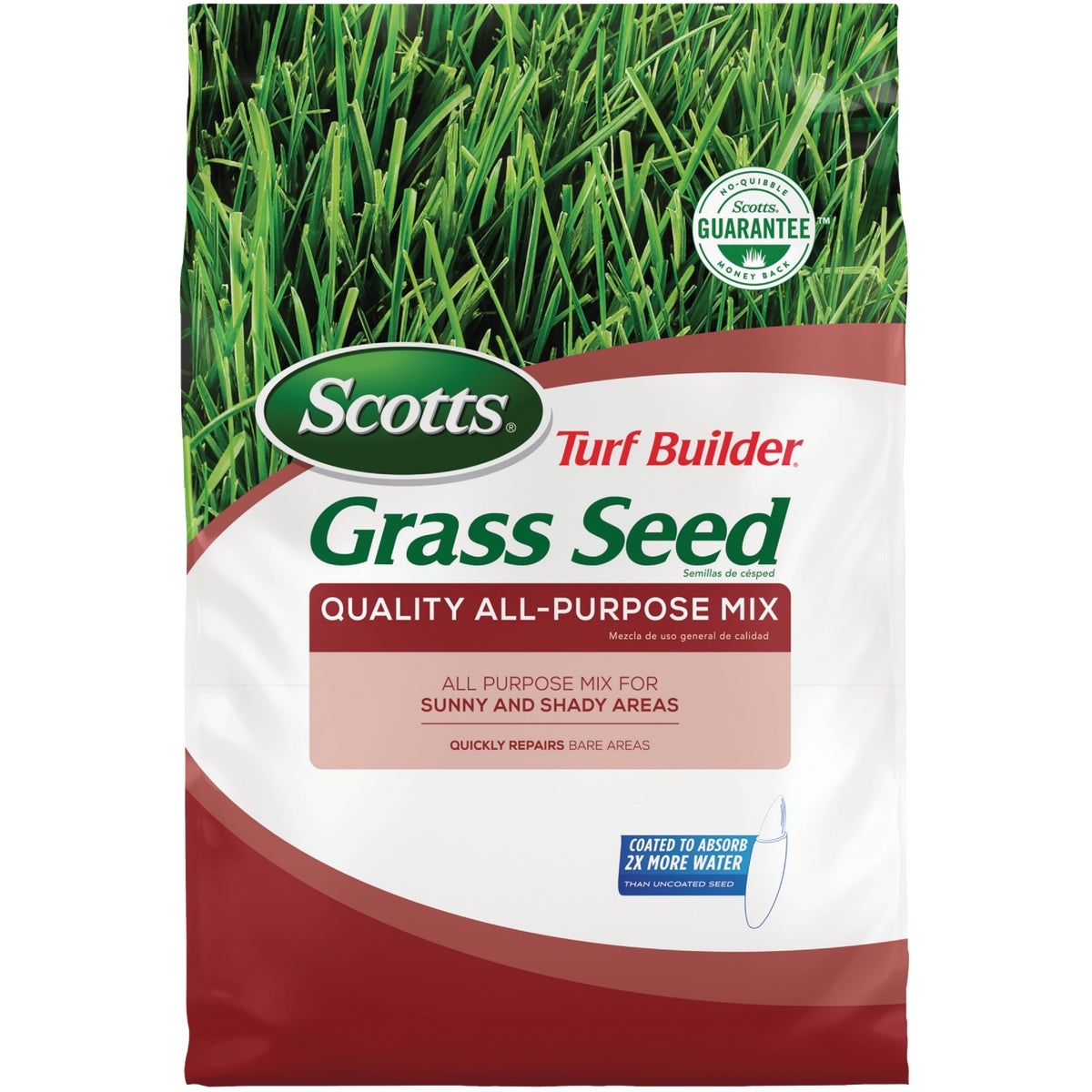 Scotts Turf Builder 20 Lb. Up to 8000 Sq. Ft. Coverage Sun & Shade Northern Grass Seed Mix