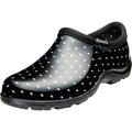 Sloggers Women's Size 10 Black w/White Polka Dots Garden Shoe