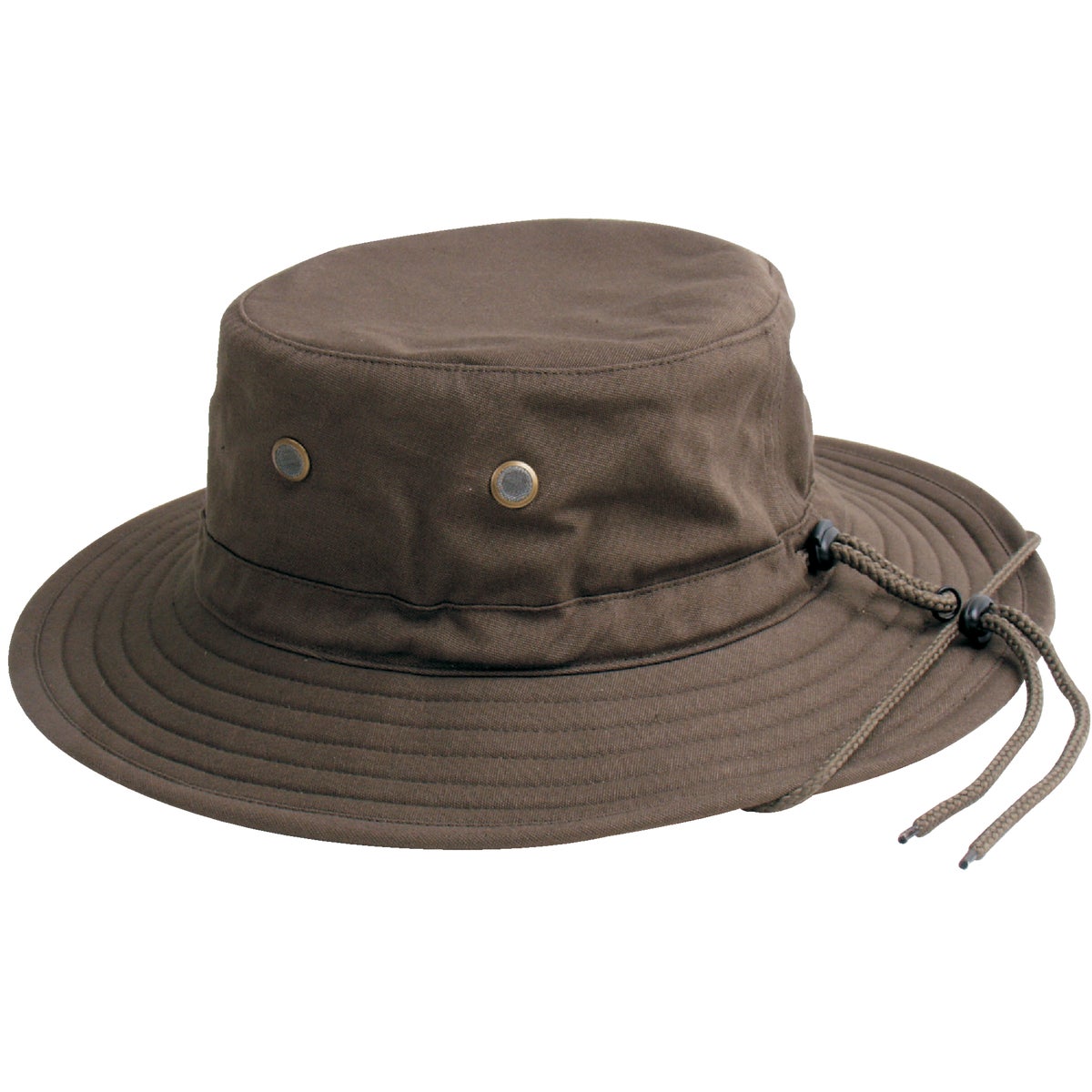 Sloggers Men's Dark Brown Cotton Bucket Hat