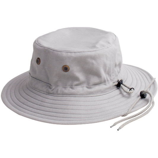 Sloggers Men's Gray Cotton Bucket Hat