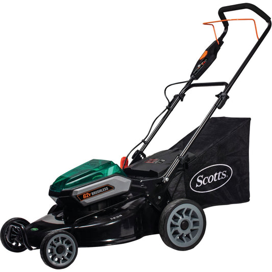 Scotts 21 In. 62 Volt Walk Behind Lithium Ion Cordless Electric Lawn Mower