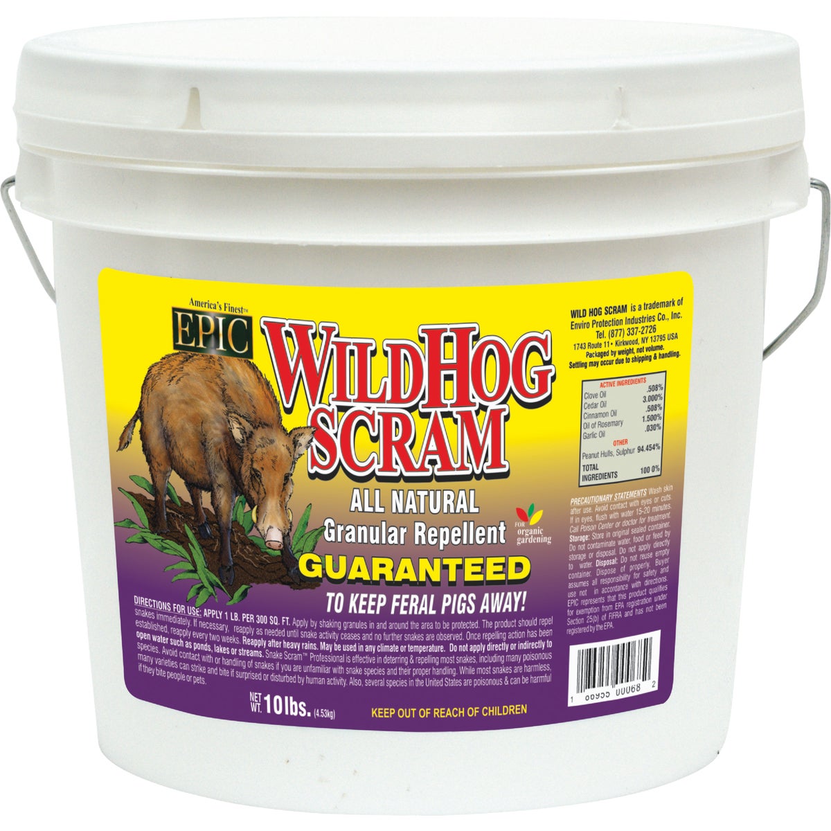 Wild Hog Scram 10 Lb. Granular Wild Hog Repellent